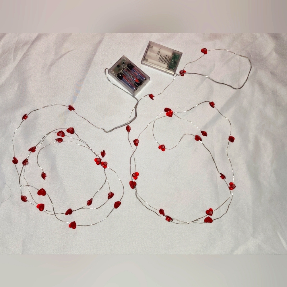 Valentine's Day Heart String LED Lights